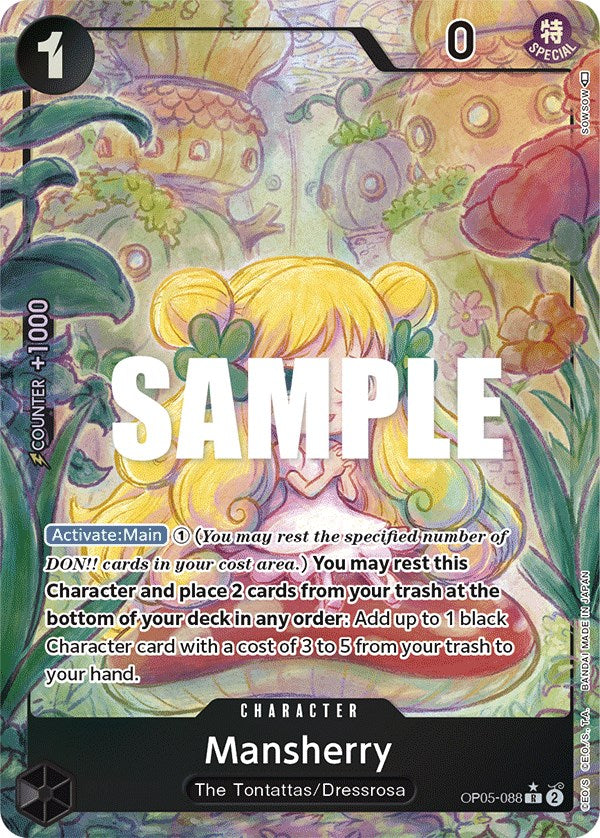Mansherry (Alternate Art) (OP05-088) - [Awakening of the New Era] Foil - Trinity Hobby