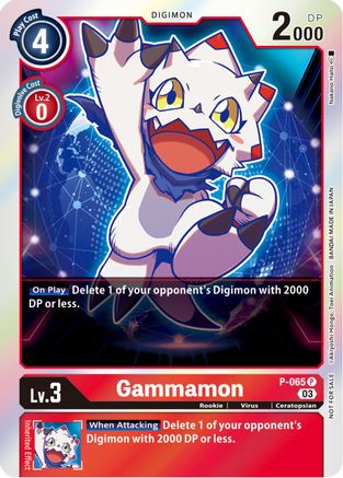 Gammamon [P-065] (Official Tournament Pack Vol.11) [Promotional Cards] - Trinity Hobby