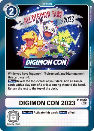 Digimon Con 2023 [P-116] (Official Tournament Pack Vol.11) [Promotional Cards] - Trinity Hobby