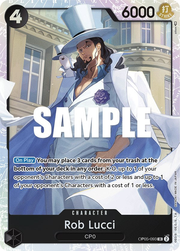 Rob Lucci (093) (OP05-093) - [Awakening of the New Era] Foil - Trinity Hobby