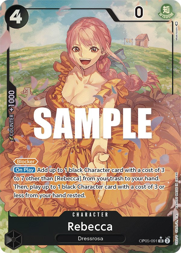 Rebecca (Alternate Art) (OP05-091) - [Awakening of the New Era] Foil - Trinity Hobby