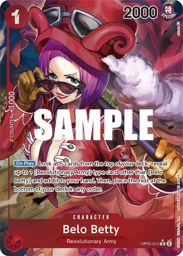 Belo Betty (015) (Alternate Art) (OP05-015) - [Awakening of the New Era] Foil - Trinity Hobby