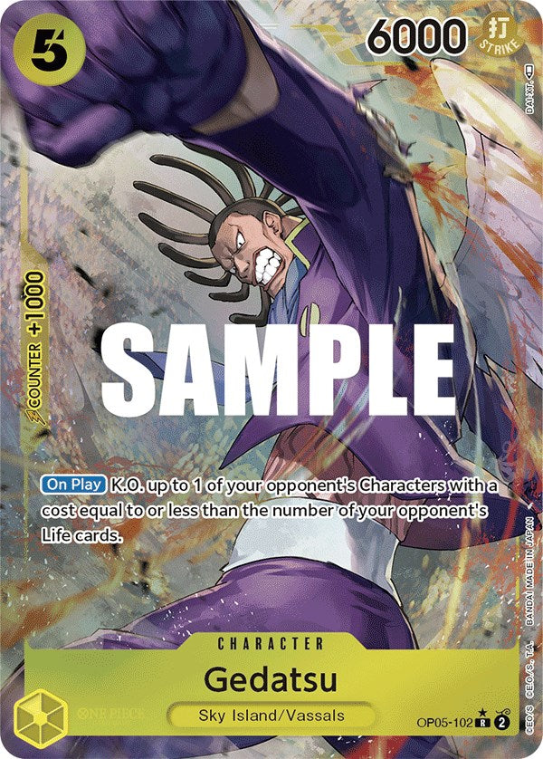 Gedatsu (Alternate Art) (OP05-102) - [Awakening of the New Era] Foil - Trinity Hobby