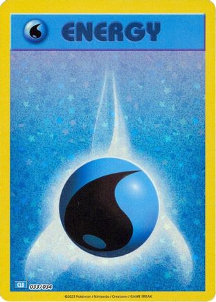 Basic Water Energy [Trading Card Game Classic] - Trinity Hobby