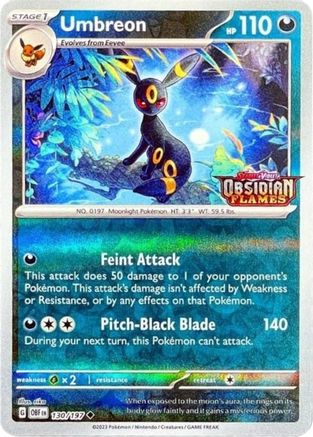 Umbreon (Obsidian Flames Stamped) - (130) [Miscellaneous Cards & Products]