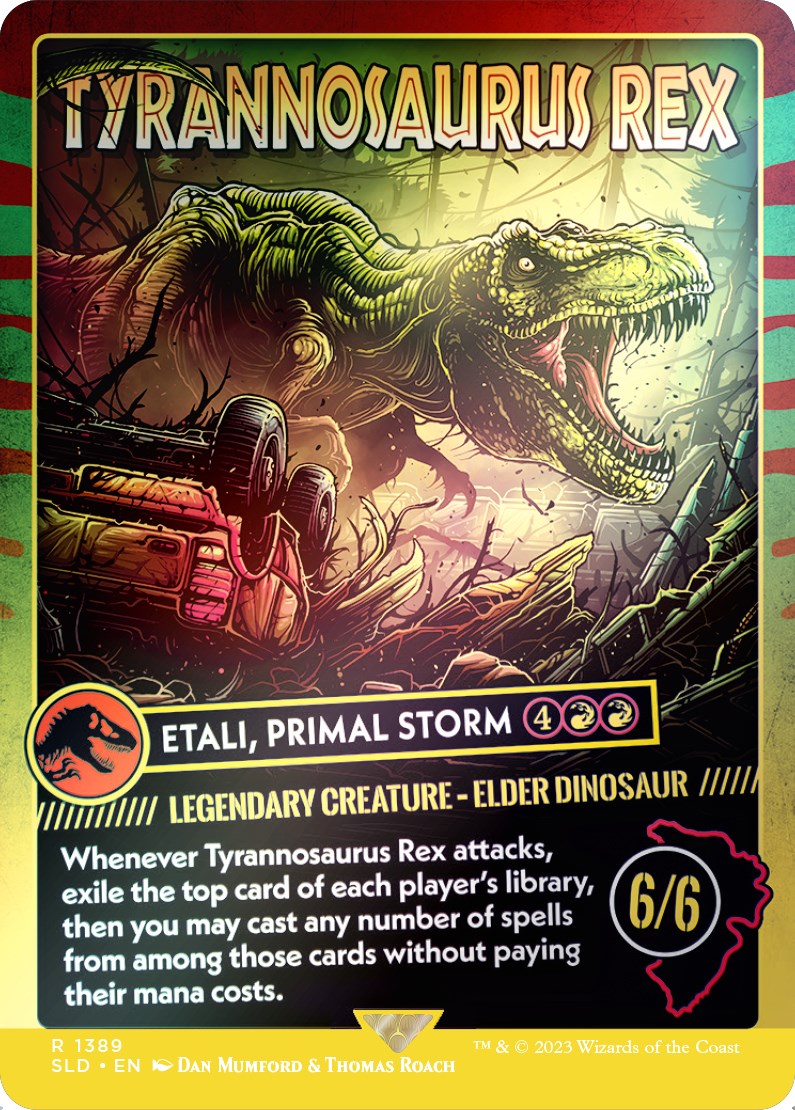 Tyrannosaurus Rex - Etali, Primal Storm (Rainbow Foil) [Secret Lair Drop Series] - Trinity Hobby
