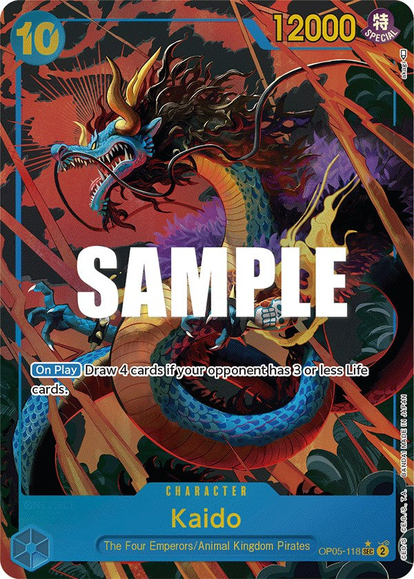 Kaido (118) (Alternate Art) (OP05-118) - [Awakening of the New Era] Foil - Trinity Hobby