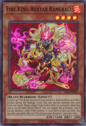 Fire King Avatar Rangbali [SR14-EN003] Ultra Rare - Trinity Hobby
