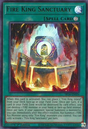 Fire King Sanctuary [SR14-EN024] Ultra Rare - Trinity Hobby