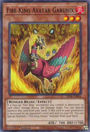 Fire King Avatar Garunix [SR14-EN004] Common - Trinity Hobby