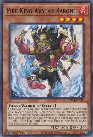 Fire King Avatar Barong [SR14-EN005] Common - Trinity Hobby