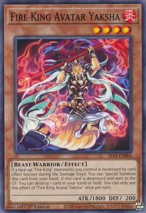 Fire King Avatar Yaksha [SR14-EN006] Common - Trinity Hobby