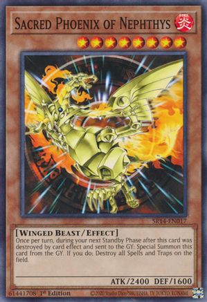 Sacred Phoenix of Nephthys [SR14-EN017] Common - Trinity Hobby