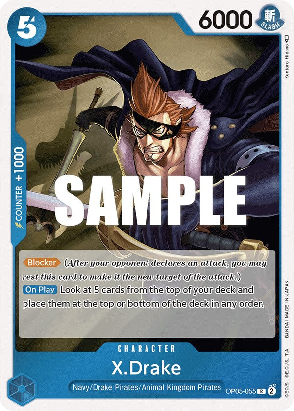 X.Drake (OP05-055) - [Awakening of the New Era] Foil - Trinity Hobby