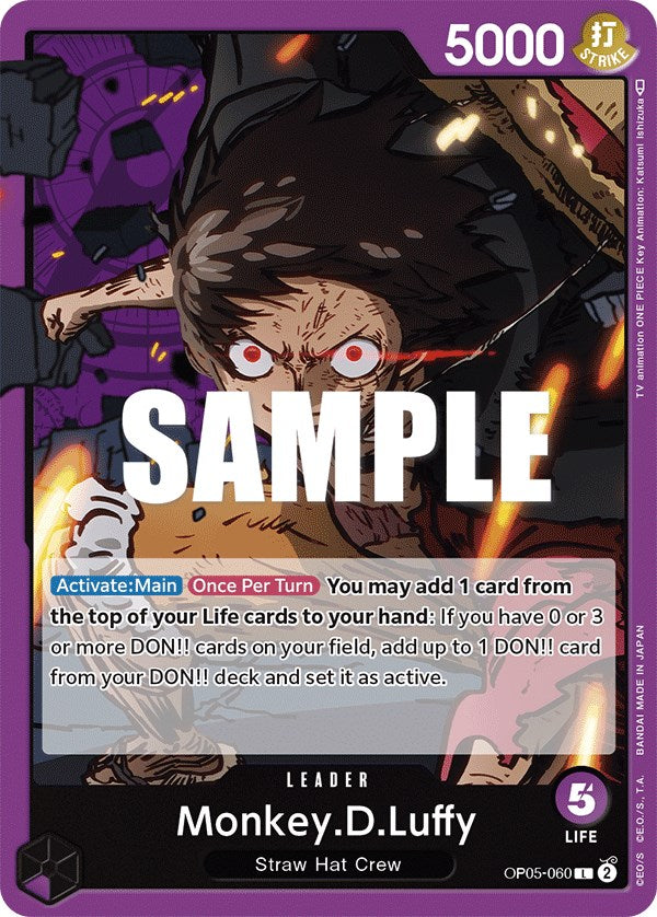 Monkey.D.Luffy (060) (OP05-060) - [Awakening of the New Era] - Trinity Hobby