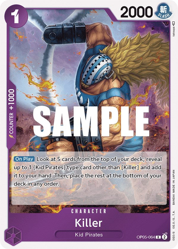 Killer (OP05-064) - [Awakening of the New Era] Foil - Trinity Hobby
