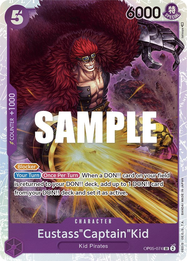 Eustass"Captain"Kid (OP05-074) - [Awakening of the New Era] Foil - Trinity Hobby