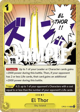 El Thor (OP05-114) - [Awakening of the New Era]