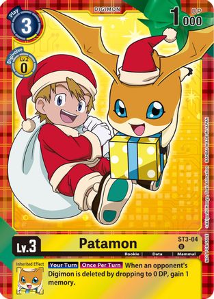 Patamon [ST3-04] (Winter Holiday 2023) [Starter Deck: Heaven's Yellow] - Trinity Hobby