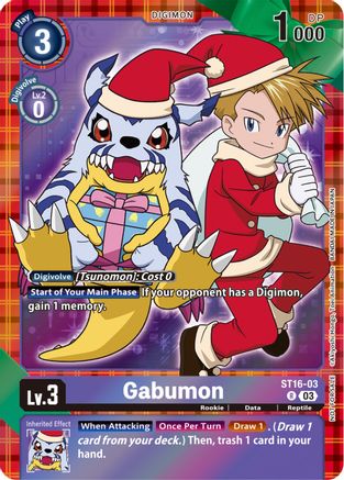 Gabumon [ST16-03] (Winter Holiday 2023) [Starter Deck: Wolf of Friendship] - Trinity Hobby