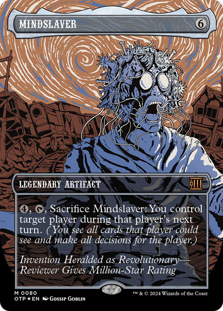 Mindslaver (Textured Foil) [Outlaws of Thunder Junction: Breaking News] - Trinity Hobby