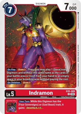 Indramon [EX5-009] [Animal Colosseum] - Trinity Hobby