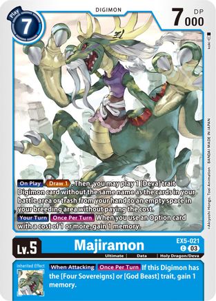 Majiramon [EX5-021] [Animal Colosseum] - Trinity Hobby
