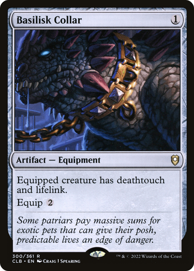 Basilisk Collar [Commander Legends: Battle for Baldur's Gate] - Trinity Hobby