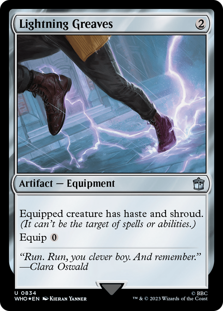 Lightning Greaves (Surge Foil) [Doctor Who] - Trinity Hobby
