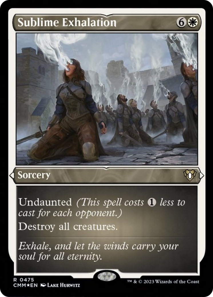 Sublime Exhalation (Foil Etched) [Commander Masters] - Trinity Hobby