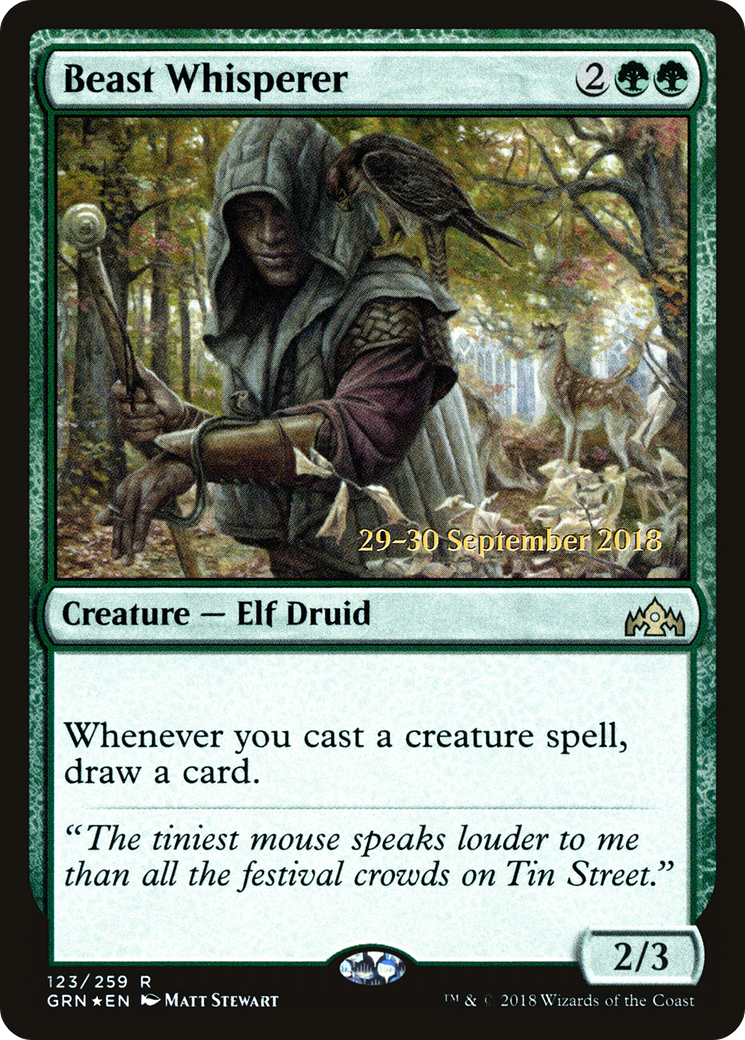 Beast Whisperer [Guilds of Ravnica Prerelease Promos] - Trinity Hobby