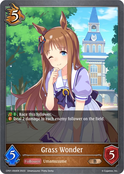 Grass Wonder (CP01-050EN) [Umamusume: Pretty Derby] - Trinity Hobby
