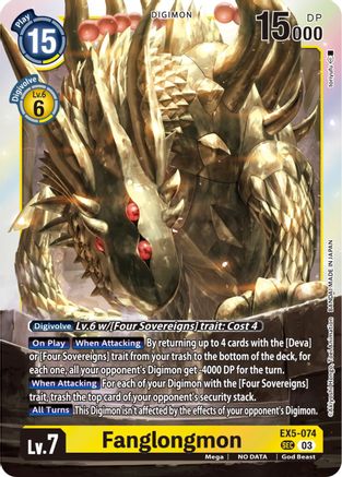 Fanglongmon [EX5-074] (Textured) [Animal Colosseum] - Trinity Hobby