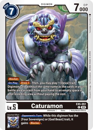 Caturamon [EX5-051] [Animal Colosseum] - Trinity Hobby