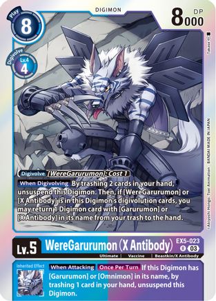 WereGarurumon (X Antibody) [EX5-023] [Animal Colosseum] - Trinity Hobby