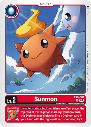 Sunmon [EX5-001] [Animal Colosseum] - Trinity Hobby