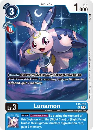 Lunamon [EX5-016] [Animal Colosseum] - Trinity Hobby