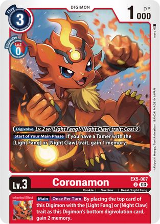Coronamon [EX5-007] [Animal Colosseum] - Trinity Hobby