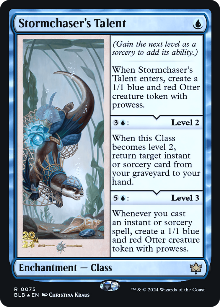 Stormchaser's Talent [Bloomburrow Prerelease Promos] - Trinity Hobby