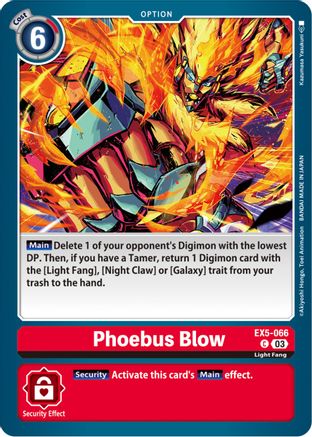 Phoebus Blow [EX5-066] [Animal Colosseum] - Trinity Hobby