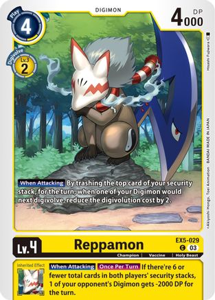 Reppamon [EX5-029] [Animal Colosseum] - Trinity Hobby