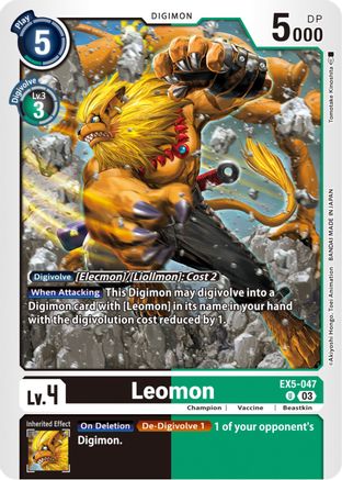 Leomon [EX5-047] [Animal Colosseum] - Trinity Hobby
