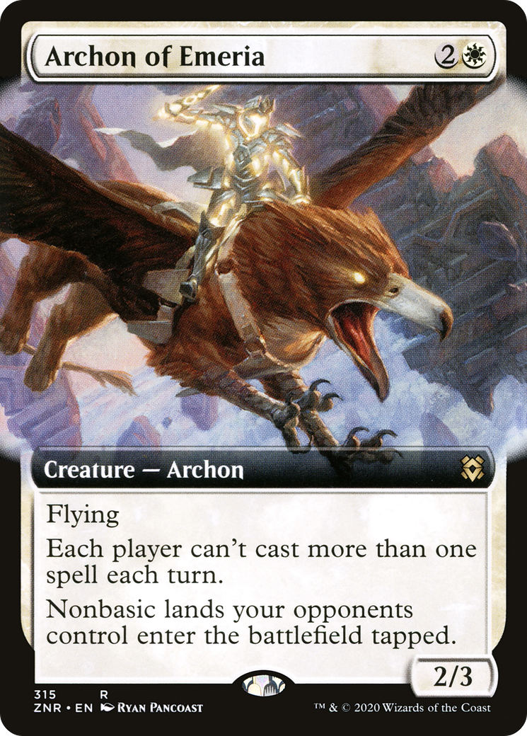 Archon of Emeria (Extended Art) [Zendikar Rising] - Trinity Hobby