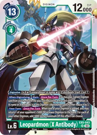Leopardmon (X Antibody) [EX5-043] [Animal Colosseum] - Trinity Hobby