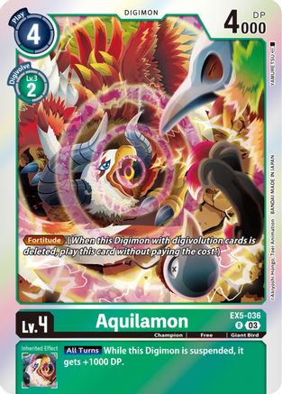 Aquilamon [EX5-036] [Animal Colosseum] - Trinity Hobby