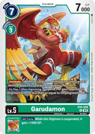 Garudamon [EX5-039] [Animal Colosseum] - Trinity Hobby