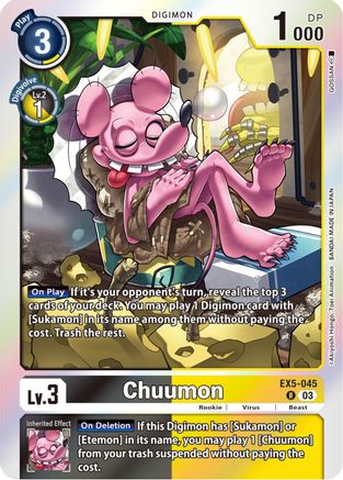 Chuumon [EX5-045] [Animal Colosseum] - Trinity Hobby