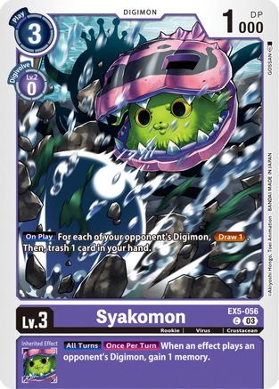 Syakomon [EX5-056] [Animal Colosseum] - Trinity Hobby
