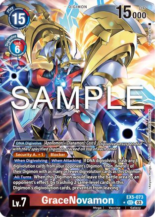 GraceNovamon [EX5-073] (Alternate Art) [Animal Colosseum] - Trinity Hobby