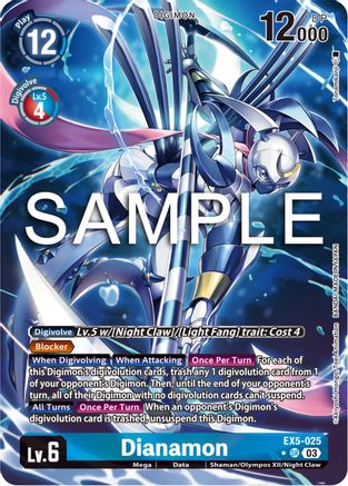 Dianamon [EX5-025] (Alternate Art) [Animal Colosseum] - Trinity Hobby